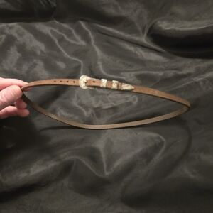 Brown Leather Cowboy Hat Band